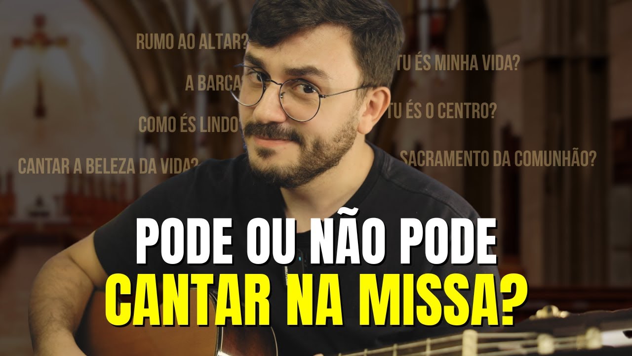 O erro que MUITOS cometem ao CANTAR na Santa Missa!