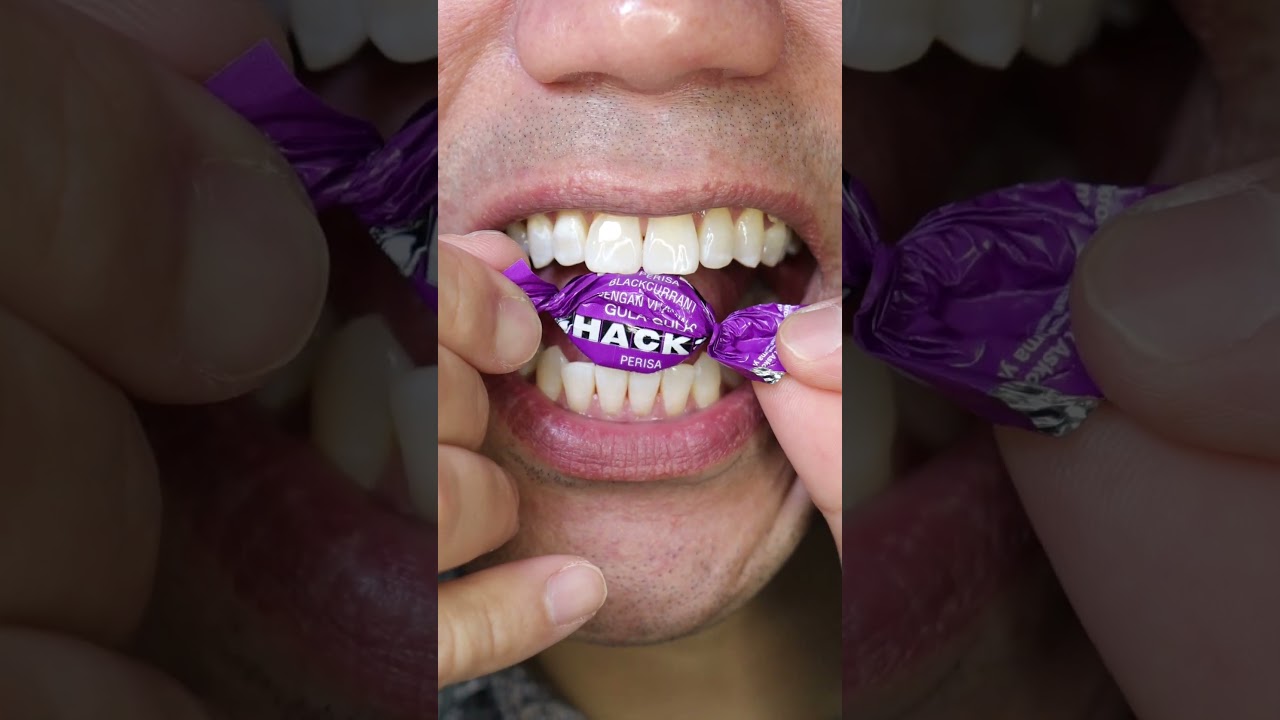 ASMR | HACKS Blackcurrant Candy 