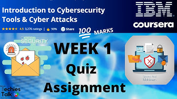 Coursera : Introduction to Cybersecurity Tools & Cyber Attacks WEEK 1 Quiz Answers | IBM Certificate