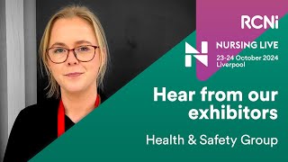 Nursing Live Exhibitor Testimonial from The Health and Safety Group