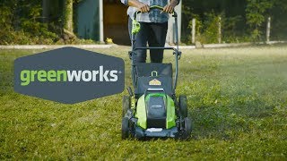 Greenworks 2500502 40V G-Max 4.0 Ah Cordless Lithium-Ion 19 in. DigiPro Lawn Mower Greenworks 40-Volt, DigiPro, 19-Inch Lawn Mower