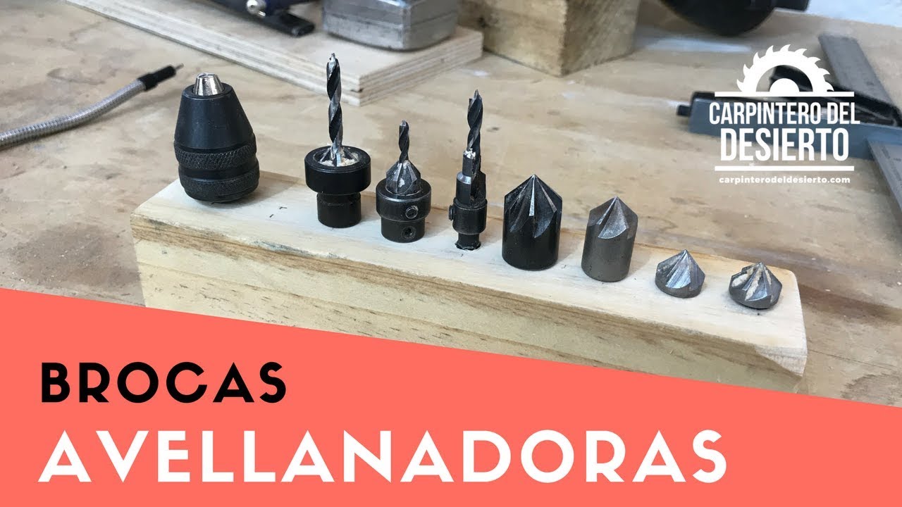 Tipos de Brocas Avellanadoras - Tips de Carpintería 