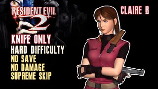 Download Lagu [Resident Evil 2 1998] Claire B, Knife Only, Hard, No Save No Damage, S Rank (Supreme Skip) MP3