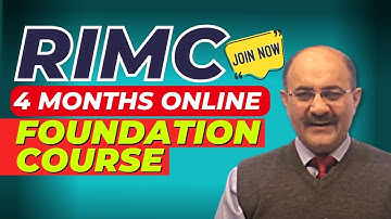 𝟒 𝐌𝐨𝐧𝐭𝐡𝐬 𝐑𝐈𝐌𝐂 𝐎𝐧𝐥𝐢𝐧𝐞 𝐂𝐨𝐮𝐫𝐬𝐞 𝟐𝟎𝟐𝟑 | RIMC Entrance Exam Preparation | Online Coaching | RIMC June 2023