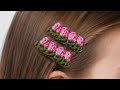 live | Day 11 Crochet rose flower hair clip for girls #crochet #hobby #hairclip