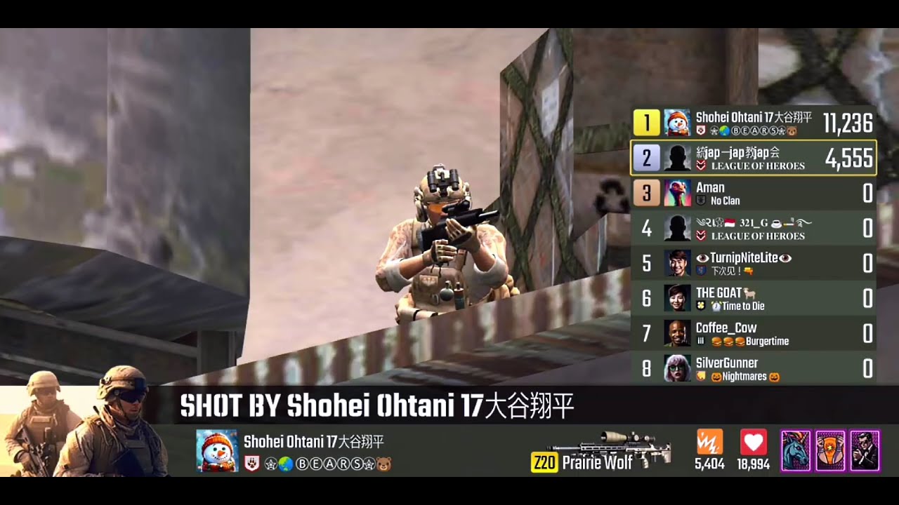 War Sniper PVP Match East Asia Server 2025 12 23