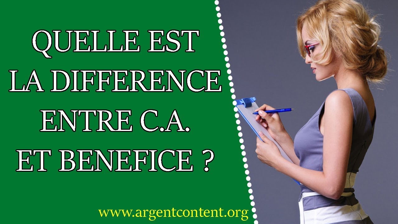 La Difference Entre Chiffre D Affaire Et Benefice Youtube