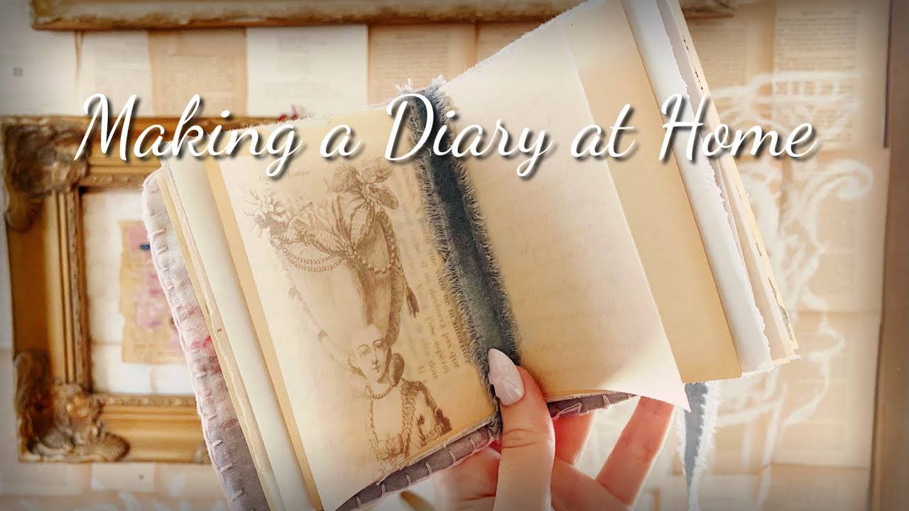 Урок для начинающих по переплету для создания красивого дневника 🎀 Вдохновение для скрапбукинга