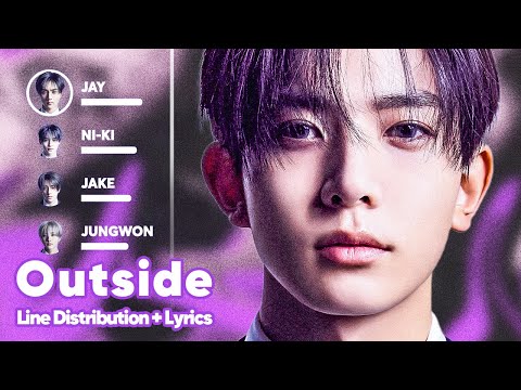 ENHYPEN Outside Line Distribution Lyrics Karaoke PATREON REQUESTED