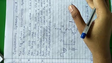 2.3 complementary  symmetry class B Amplifier