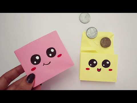 Origami Coin Pouch | Easy Origami Tutorial | Origami For Beginners | Origami For Kids