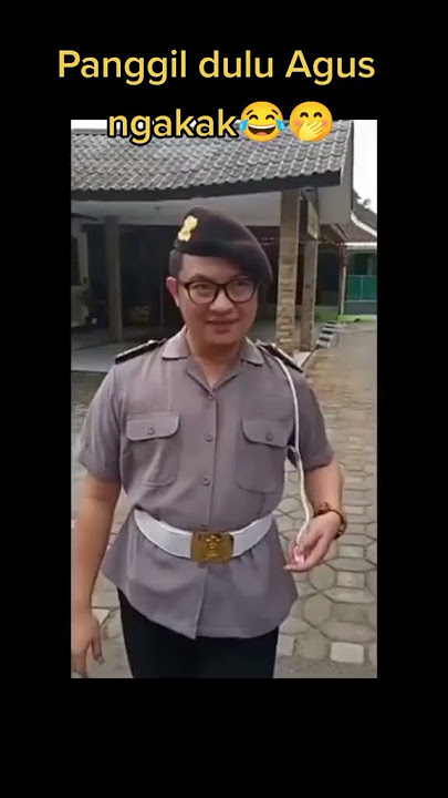 Waria Mau jadi Polisi Panggil Panggil Agus Agus Lucu Banget