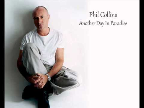 Another Day In Paradise - Phil Collins  Letra e tradução de música. Inglês  fácil