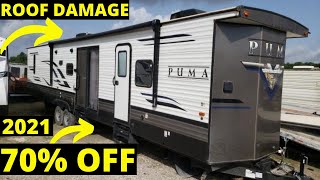 ROOF DAMAGE CAMPER 70% OFF AUTO AUCTION WIN DEAL OR NO DEAL