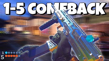 CRAZY 1-5 COMEBACK... BEST OVERPOWERED MP7 CLASS SETUP - Modern Warfare Search And Destroy
