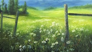 Flower Meadow | Paint with Kevin Hill art