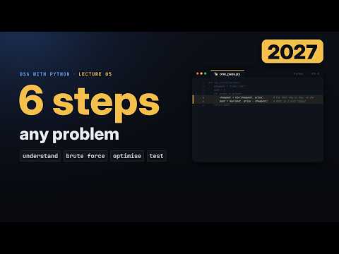 How to Solve Any Coding Problem (2027): A 6-Step Method, With AI as Your Coach