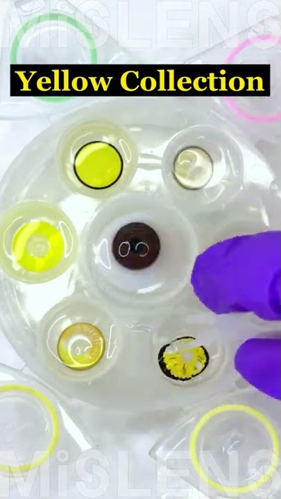 yellow collection💛 #cosplaycontacts #halloweencostume #mislens #cosplaycontacts #coloredcontacts