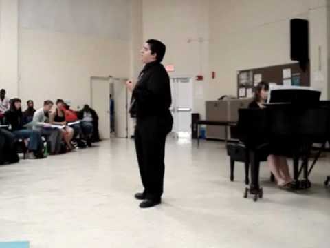 Mario Rodriguez Recital November 2009 - If With All Your Hearts from Elijah