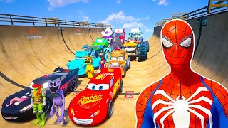 GTA V SPIDERMAN, GODZILLA x KONG - Epic New Stunt Race For Car Racing Challenge by Trevor and Shark by Spider GTA 515,930 views 1 month ago 1 hour, 58 minutes