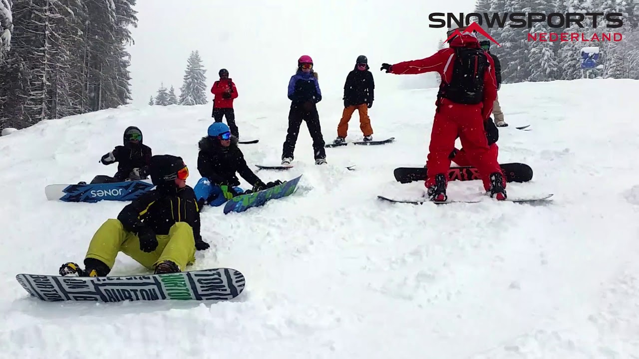 Snowsports Nederland snowboardleraar opleiding Fieberbrunn 2017