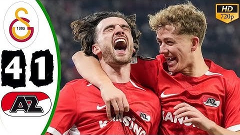 Galatasaray 🆚 AZ Alkmaar【 1-4】 UEFL Latest Highlights All Goals 2025