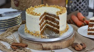 Carrot Cake 🥕 Starbucks Style Carrot Cake step by step recipe | Taby's Welt