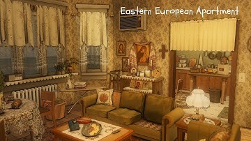 Realistic Eastern European Apartment | Sims 4 - Speed Build | CC