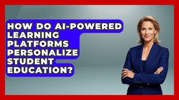 How Do AI-Powered Learning Platforms Personalize Student Education? | Safe AI for The Classroom News