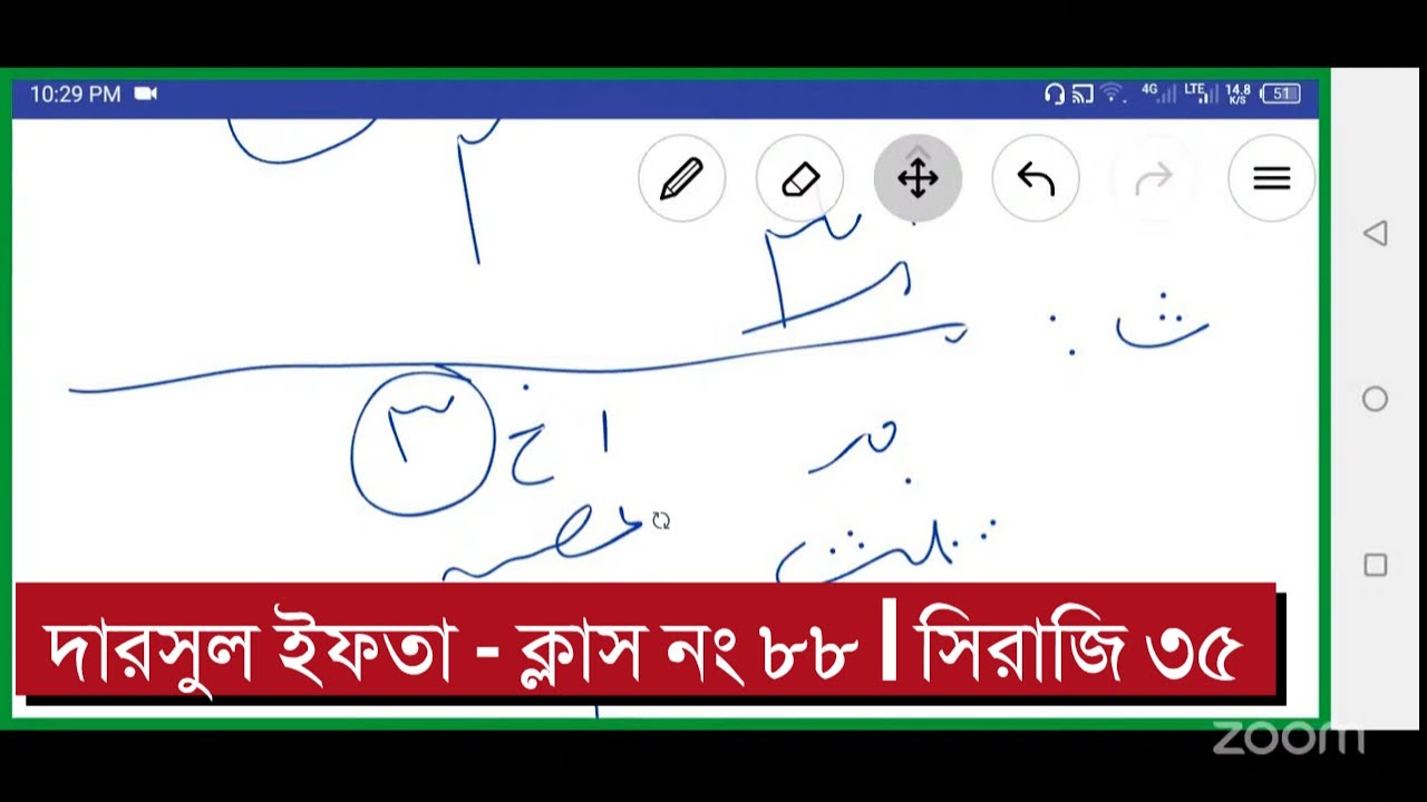 দারসুল ইফতা – ক্লাস নং ৮৮ | সিরাজি ৩৫ | ১৮ অক্টোবর ২০২৫ | মারকাযুদ্ দুরুস