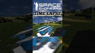 Camera Ship Build! | Space Engineers Space Elevator Again Time Lapse #shorts Part 3