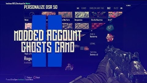 💰❖★BO2 MODDED ACCOUNT WITH CAMO GHOST READ THE DESCRIPTION