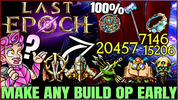 Last Epoch - Make Your Build OVERPOWERED Now - Full Class Power Guide & Easy Leveling to Endgame!