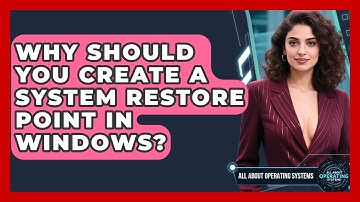 Why Should You Create A System Restore Point In Windows? - All About Operating Systems