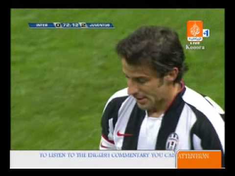 Materazzi dives after Del Piero Ownage