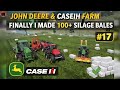 JOHN DEERE & CASEHI FARM- Finally I Made 100+ Silage Bales With JOHN DEERE & CASEHI Vehicals|#17|