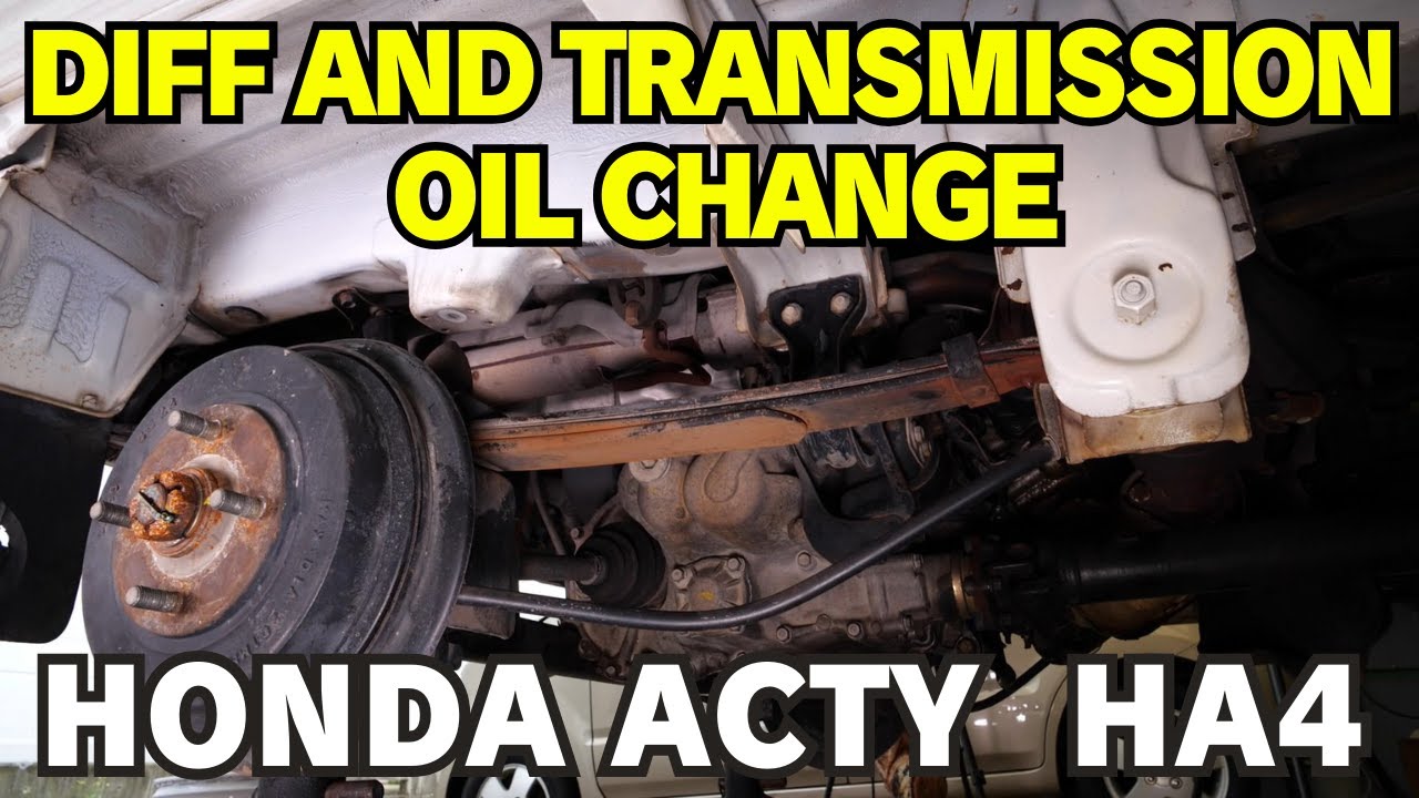 Замена масла дифференциала и трансмиссии.