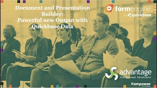The Form Engine for Quickbase -  Document and Presentation Builder Module