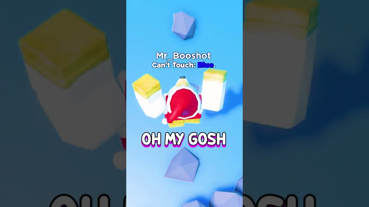 Roblox, But I CAN’T Touch the Color BLUE! #roblox #shorts