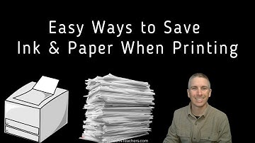 Easy Ways to Save Ink and Paper When Printing from the Web