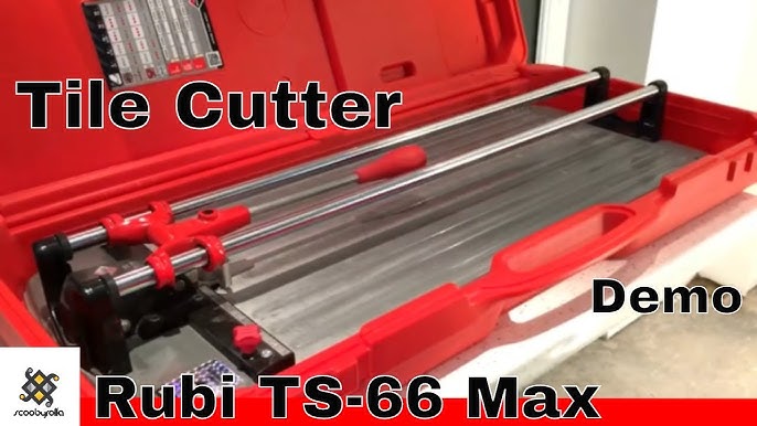 Cortadora manual TS-66 Max con maleta Rubi