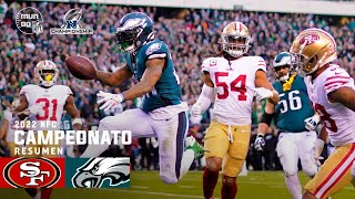 San Francisco 49ers vs. Philadelphia Eagles | CAMPEONATO NFC NFL 2022 | Resumen Highlights | 2023