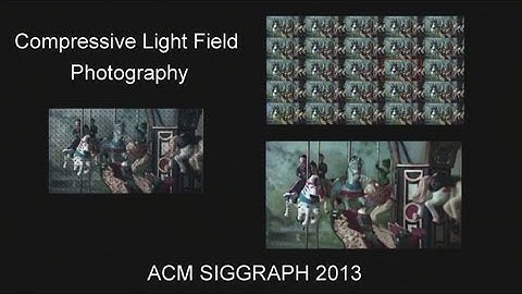 Compressive Light Field Photography