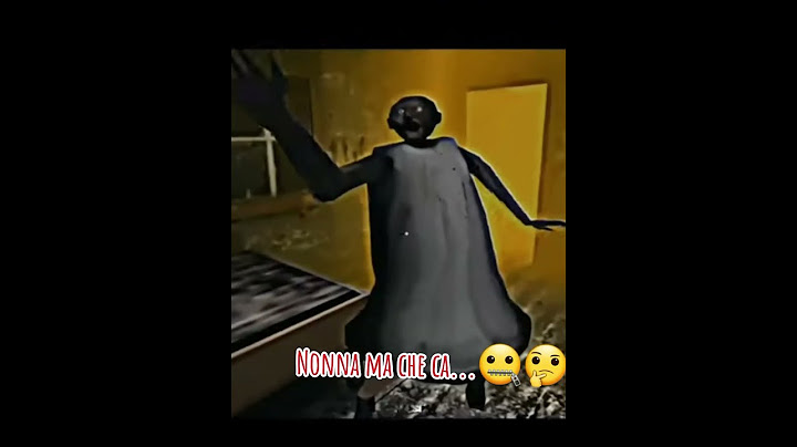 Nonna ma cosa......