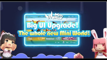 Big UI Upgrade, A Whole New World!