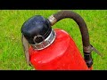 What I turned an old fire extinguisher into!