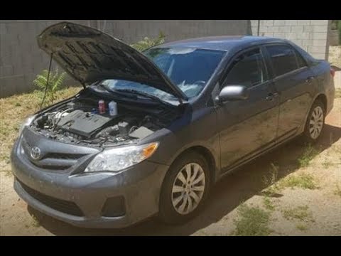 How To Add Refrigerant 2009-2013 Toyota Corolla Recharge the AC