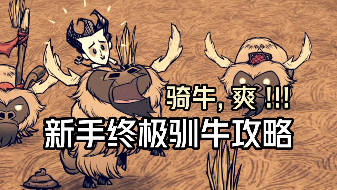 饥荒萌新必看的驯牛攻略！【饥荒新手指南】
