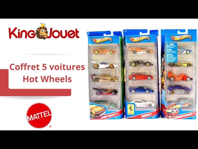 Coffret 5 voitures Hot Wheels - 045954 🚙 