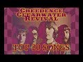 Top 10 Creedence Clearwater Revival Songs (20 Songs) Greatest Hits (John Fogerty) CCR